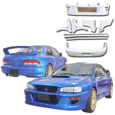 ModeloDrive FRP LS WRC 98 Wide Body Kit 11pc (GC8) 2dr Coupe for Impreza Subaru - Image 1 of 4