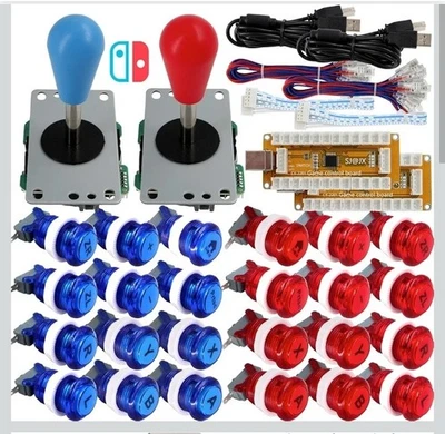 SJ@JX Arcade Game Controller USB Encoder 2 Player Gamepad Microswitch Button... - Image 1 of 4