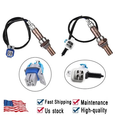 Sensor de oxígeno O2 2 piezas para Chevrolet Impala 2006-11 3,5 L V6 aguas arriba + aguas abajo Foto 1 de 4