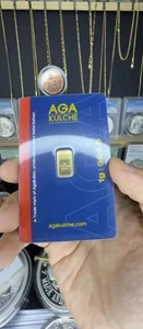 AGA Kulche 1g Gold Bar – 999.9 Fine Sealed Assay Card Investment Bullion - Picture 1 of 6