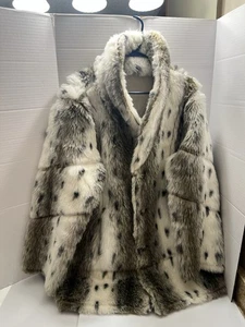Komitor Beautiful Fur Reversible Coat Hard To Find   1X - Picture 1 of 20