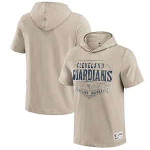 Men's Darius Rucker Collection by Fanatics Tan Cleveland Guardians Hooded - Picture 1 of 4
