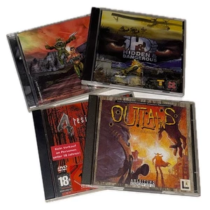 4x PC Spiele Konvolut Resident Evil 4 Unreal Outlaws Hidden & Dangerous retro - Bild 1 von 5