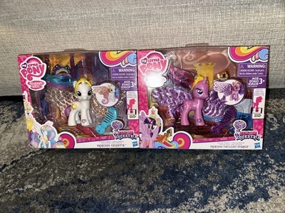 My Little Pony Shimmer Flutters Princess Celestia & Twilight Sparkle MIB G4 FIM - Image 1 of 4
