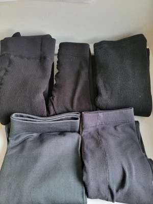 Set Of 5 Fleece Lined Leggings - Image 1 of 4