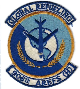 PATCH USAF 906TH AIR REFUELING SQ AREFS (H) MINOT AFB B7-23 - Bild 1 von 1