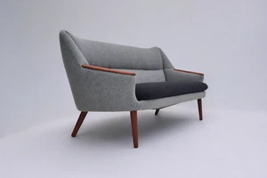 1960s, Danish sofa by Kurt Østervig model 58, completely reupholstered. - Picture 1 of 20