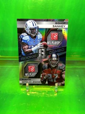 #1/1 RC 2014 Bishop Sankey Austin Seferian-Jenkins DUAL LOGO patch HUSKIES - Image 1 of 2