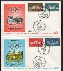 ✔️ GERMANY 2 X FDC COVERS - Picture 1 of 1