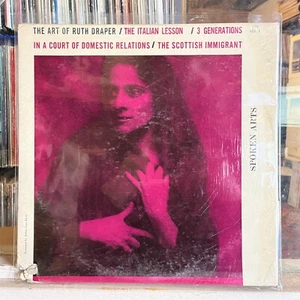 [SPOKEN WORD]~EXC LP~RUTH DRAPER~The Art Of~VOL. 1~Italian Lesson~3 Generations~ - Picture 1 of 5