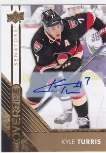 KYLE TURRIS 2016-17 UPPER DECK OVERTIME WAVE 2 GOLD SP AUTOGRAPH OTTAWA - Bild 1 von 1