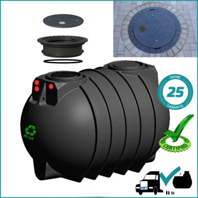 Abwassersammelgrube Fäkalientank Silagetank Abwassertank 10000 L inkl. Entladung - Bild 1 von 4
