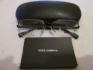 Monturas de gafas semi-sin montura negras Dolce & Gabbana. DG 5107. Con caso. - Imagen 1 de 11