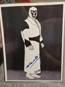 Mr. Wrestling II AUTOGRAFO FIRMATO 8,5X11 WRESTLING FOTO Highspots COA - Foto 1 di 2