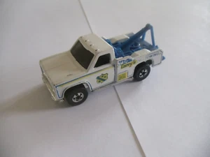 VINTAGE DIE CAST TOY CAR TRUCK HOT WHEELS RAMBLIN WRECKER LARRYS 24 HOUR TOWING - Picture 1 of 3