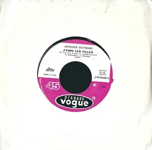 Record 45 RPM Jacques Dutronc – J'Aime Les Filles / L'Idole - Picture 1 of 2