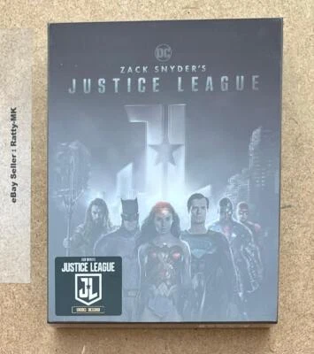 ZACK SNYDER'S JUSTICE LEAGUE - HDZETA DOUBLE LENTICULAR BLU RAY STEELBOOK - NEW - Image 1 of 4