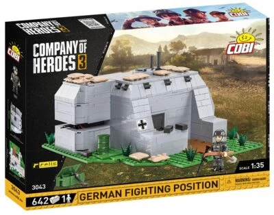 COBI Company of Heroes 3 German Fighting Position Building Block Set # 3043 - Image 1 of 4