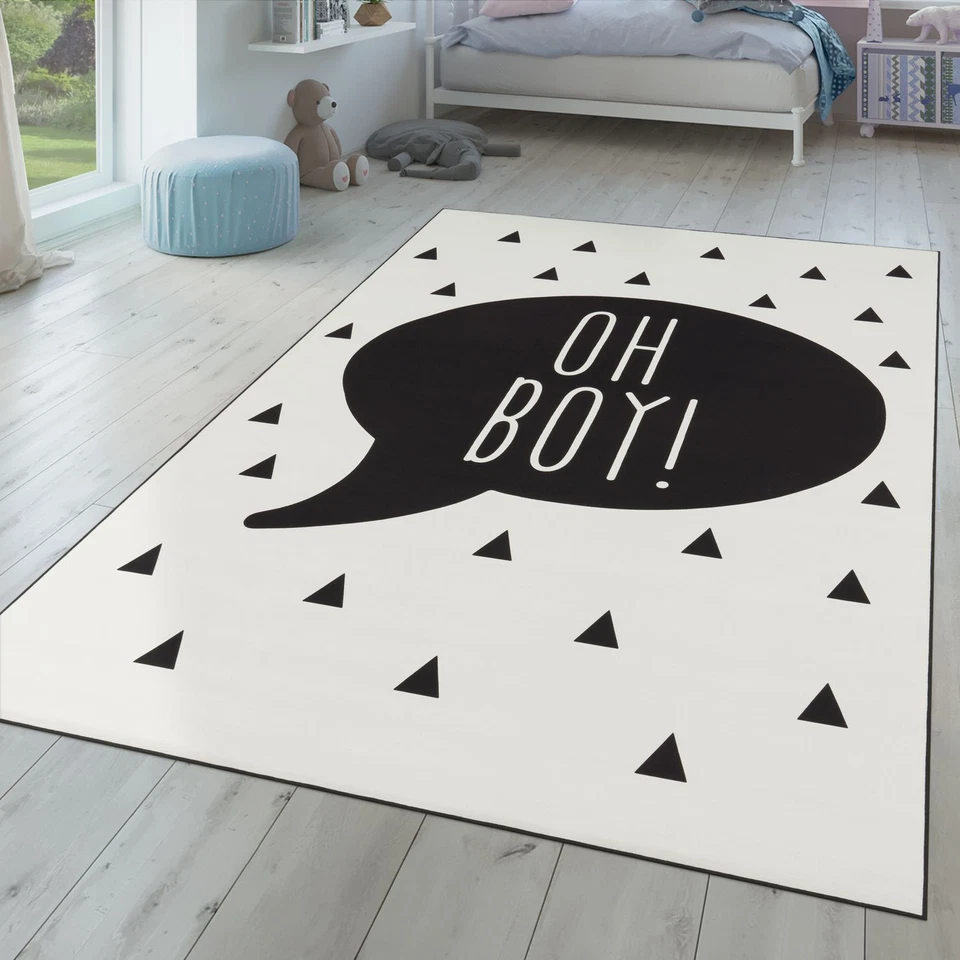 Kinderteppich Teppich Kinderzimmer Junge Mädchen Spielteppich Baby Modern  - Bild 1 von 1