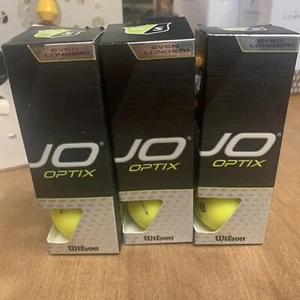 Wilson Staff Duo Soft Golf Ball Optix Yellow, 3 pack New X3 9 Balls - Picture 1 of 1