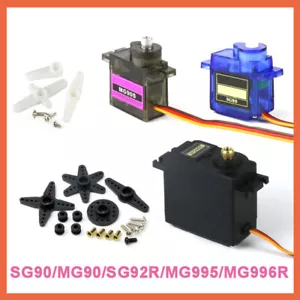Plastic / Metal Gear Micro Servo Digital RC Helicopter Car Robot SG90/MG90/SG92R - Picture 1 of 13