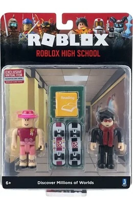 ROBLOX ⭐ High School Action Figures ⭐ With Exclusive Virtual Item Code ~NEW - Image 1 of 4