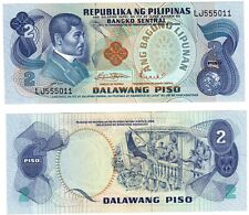 1978 Philippines Banknote P152a 2 Piso UNC