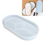 Silicone DIY Makeup Coasters Serving Tray Forms Resin Shape for