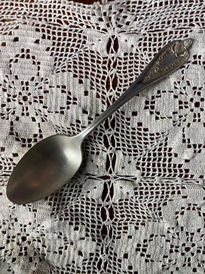 Ложка сервировочная тройная Rogers Bros Old Colony 1847 посеребренная XS 1940-е домашний декор - Изображение 1 из 4