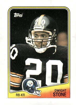1988 Topps #167 Dwight Stone Pittsburgh Steelers Football Card - Image 1 of 2