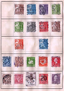 Worldwide  DENMARK Very Fine Used Stamps Hinged on List # 110 - Picture 1 of 1