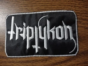 TRIPTYKON, WEISS AUFNÄHEN MIT WEISSEM RAND BESTICKT PATCH - Bild 1 von 1