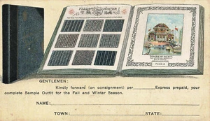 1898 International Tailoring Co. New York NY Color Images Postcard - Picture 1 of 2