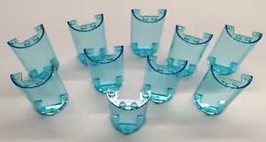 10x LEGO® Cylinder / halber Zylinder / Säule 2x4x5 tr. hellblau 85941 NEU - Bild 1 von 1