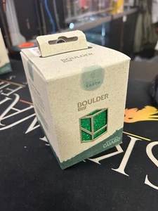 Ultimate Guard Return To Earth Boulder Deck Case 100+ Standard Size Green - Picture 1 of 2