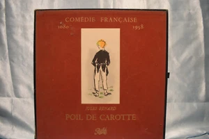 COFFRET LP VELOURS POIL DE CAROTTE JULES RENARD PATHE 1962 COMEDIE FRANCAISE - Imagen 1 de 4