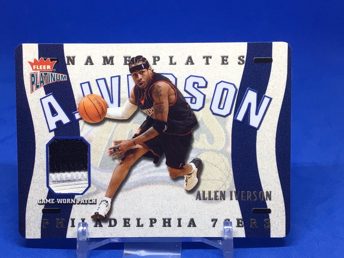 アイバーソン　カード　Allen Iverson 02-03 Fleer 2002 Fleer Authentix ALLEN IVERSON Sixers BALCONY Tough #'d