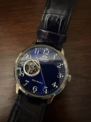 orient Blue Open Heart automatic Watch   - Image 1 of 3