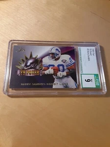 1995 Flair #8 BARRY SANDERS CSG 9 (TD Power) Detroit Lions Football Card, HOF. - Picture 1 of 2