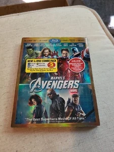 The Avengers (Blu-ray/DVD, 2012, 4-Disc Set,3d Includes Digital Copy 3D/2D) Mint - Picture 1 of 14