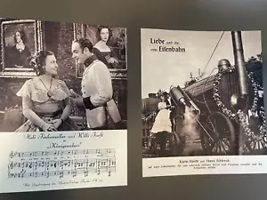 Scrapbook film tedeschi anni '30 stelle 70 + immagini in perfette condizioni + aereo aliante bella donna - Foto 1 di 13
