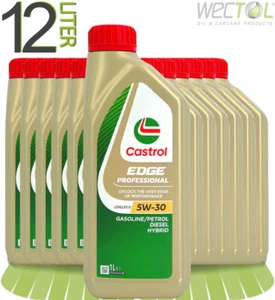 12 litros Castrol Edge Professional Longlife 3 5W-30 para VW Audi Skoda Seat etc. - Imagen 1 de 1
