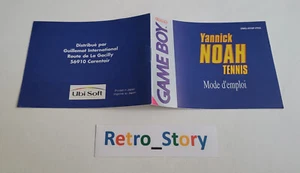 Nintendo Game Boy - Yannick Noah Tennis - Notice / Instruction Manual - FRA - Picture 1 of 1