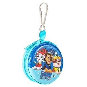 Paw Patrol Metal Coin Purse Round Wallet Children Character Boys Key Holder - Picture 1 of 5