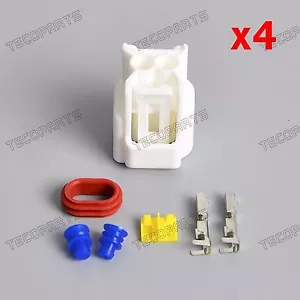 4 Set CBR/GSXR/Hayabusa Pencil Coil Connectors for Honda Suzuki Yamaha Kawasaki - Picture 1 of 5