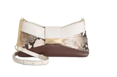 Bolso de Mano Bandolera INC International Concept Rebecc Serpiente Bloques de Color - Marrón Blanco Foto 1 de 4