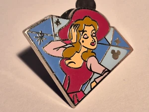 Disney Hidden Mickey Trading Diamond Pin Pirates of the Caribbean Redhead Lady - Picture 1 of 7