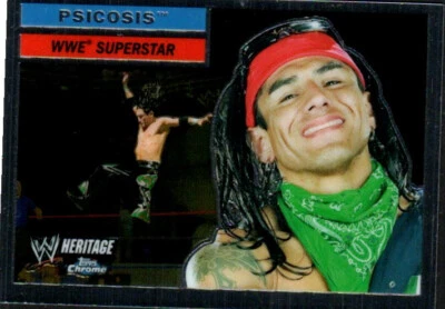 2006 Topps Heritage Chrome WWE Wrestling Card #42 Psicosis - Image 1 of 2
