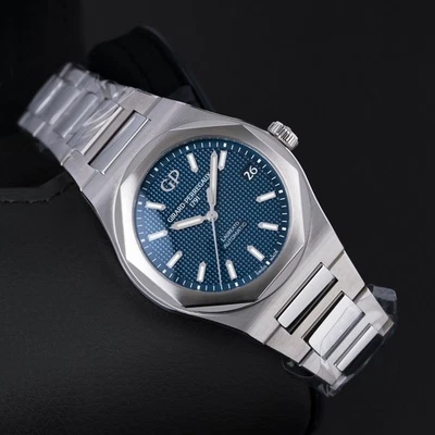 Girard-Perregaux Laureato 42mm mostrador azul 81010-11-431-11A NOVO 2025 - Imagem 1 de 4