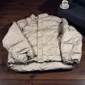 Cabela’s Premier Northern Goose Daunenjacke XL beige Puffer 550 Füllung Wintermantel - Bild 1 von 8